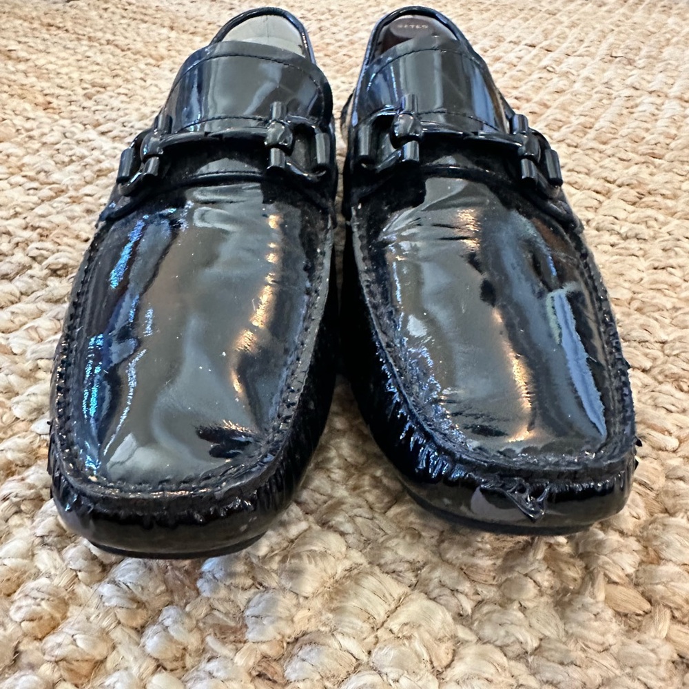 Salvatore FERRAGAMO Patent Leather Loafer Size 10 - Picture 7 of 13
